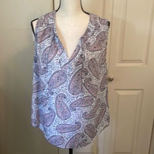 Old navy paisley top size large